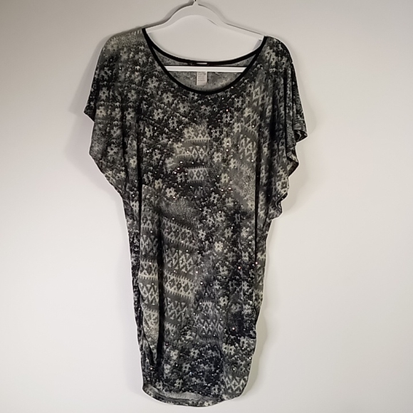 Haley Kelly Fashion Nylon/Spandex Blouse Size XXL - Picture 4 of 14